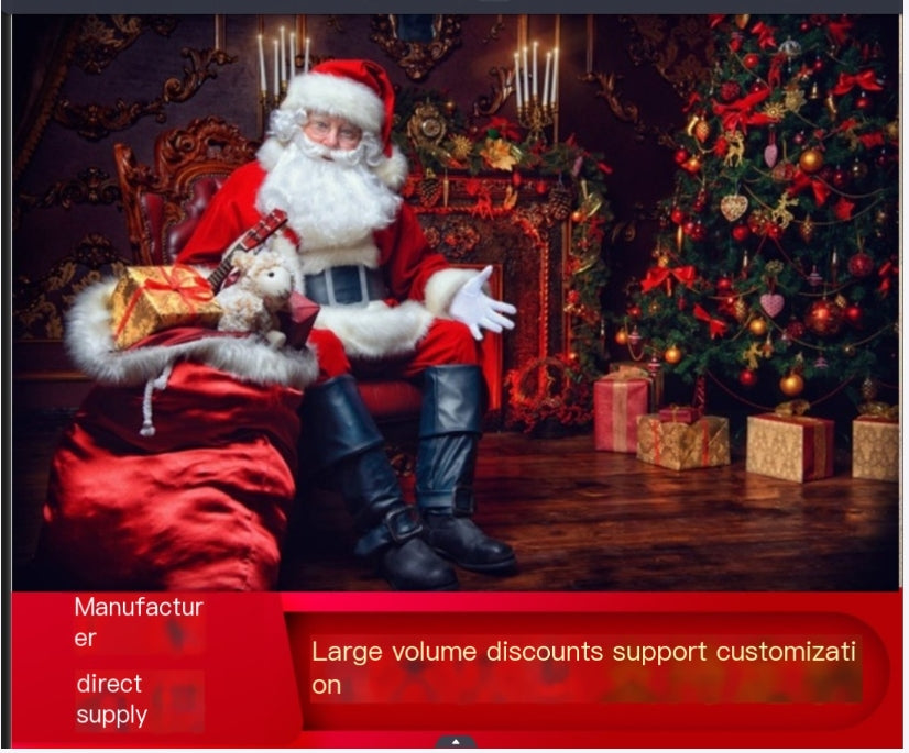 Amazon Christmas Photo Background - Santa Gifts 5x3FT