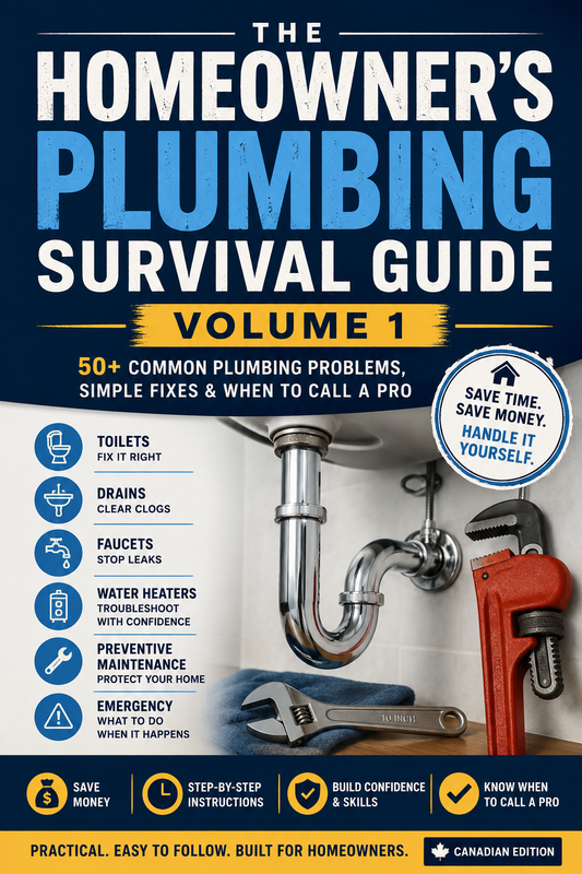 The Homeowner’s Plumbing Survival Guide — Volume 1