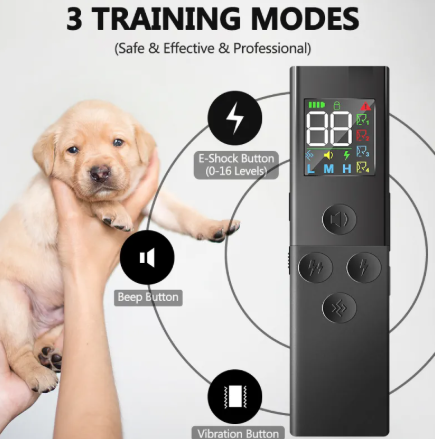 Color Screen Dog Bark Collar Trainer
